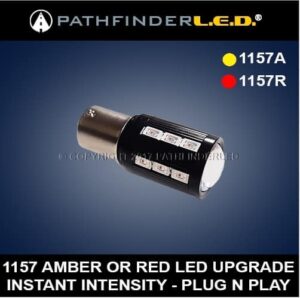 1157 Extreme Bright LED Red or Amber