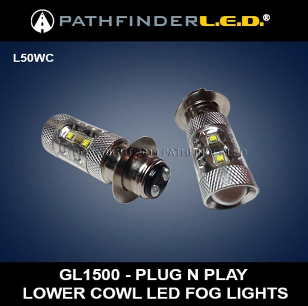 GL1500 LOWER DRIVING LED BULBS [PAIR] - AdMore Lighting Inc.