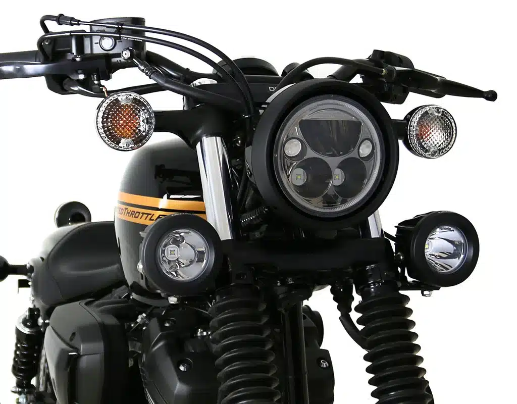 LED Headlight Mount - Yamaha Bolt, Raider, Road Star, Stryker, SCR950, XSR700, XSR900, V Star 950 - Image 3