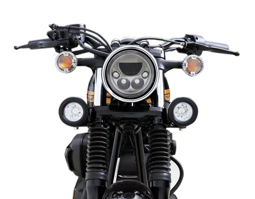 LED Headlight Mount - Yamaha Bolt, Raider, Road Star, Stryker, SCR950, XSR700, XSR900, V Star 950 - Image 2